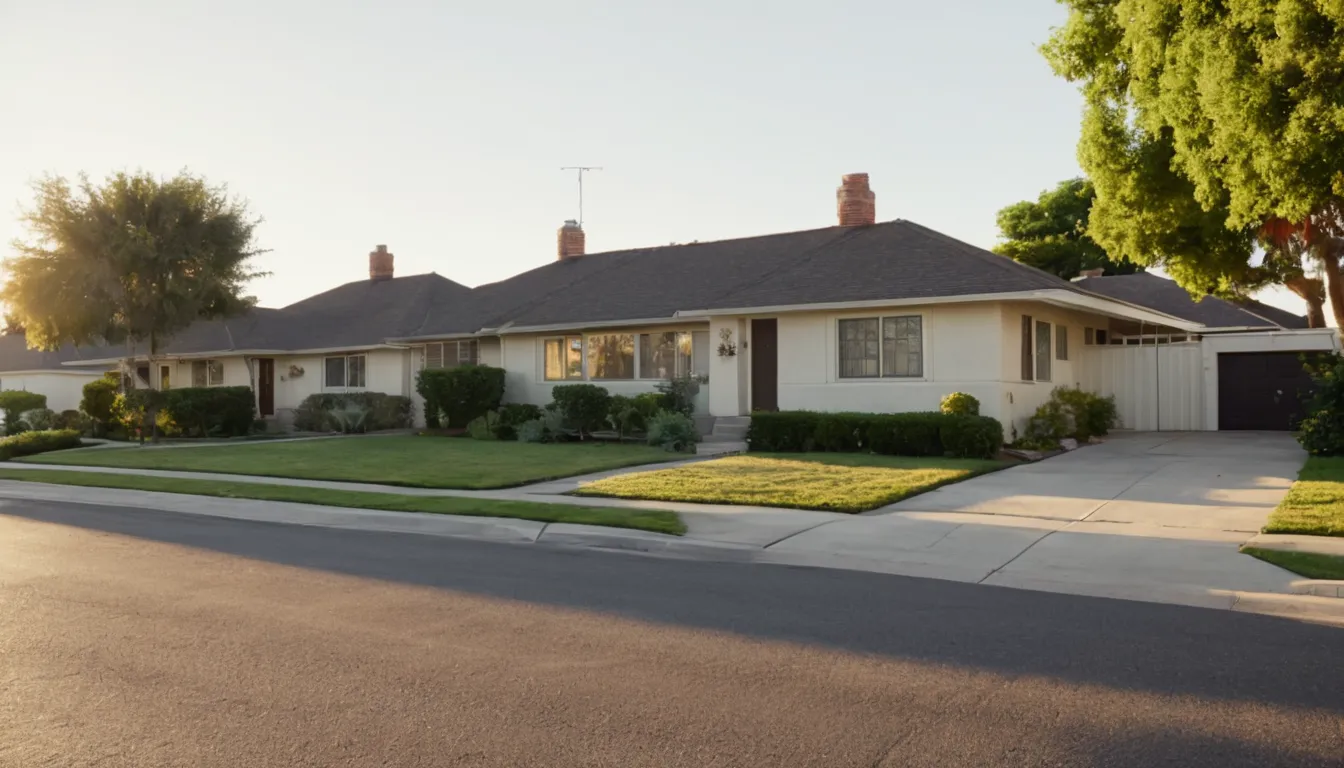 Older bungalow and tract homes typical of the Los Gatos area